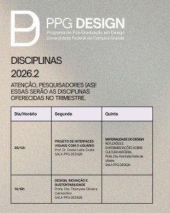 Disciplinas 2026.2